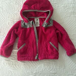 The North Face Fuchsia Fleece Hoodie